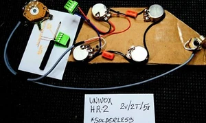 Univox HR-2 Wiring Upgrade - Solderless Installation with Metric components! - Picture 1 of 6
