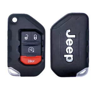 OEM 18-24 JEEP WRANGLER GLADIATOR SMART KEY REMOTE FLIP FOB OHT1130261 68292944 - Picture 1 of 6