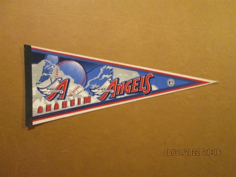 MLB Anaheim Angels Vintage Circa 1999 Team Logo Baseball Pennant #3 Cover