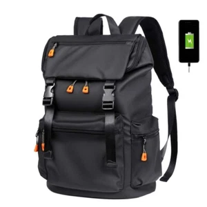 Backpack for Men Multifunctional Waterproof Laptop Bag Travel Bag Large Capacity - Foto 1 di 7
