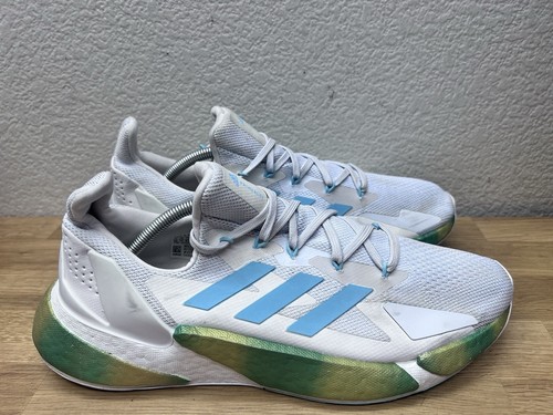 Scarpe Adidas PrimeBlue X9000L4 da corsa uomo bianco blu verde FY3230 taglia 12