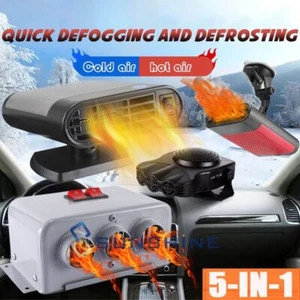 Tragbare Elektroauto Heizung 12V 500W Heizgebläse Defogger Defroster Demister - Bild 1 von 155