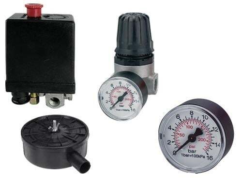 Pressostato Compressore Aria Con Uscita Doppia | Valvola A Pistone | Regolazione Precisione | Lega - Foto 2