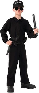 Special Ops Jumpsuit Police SWAT Military Halloween Child Costume MEDIUM NEW C5 - Picture 1 of 3