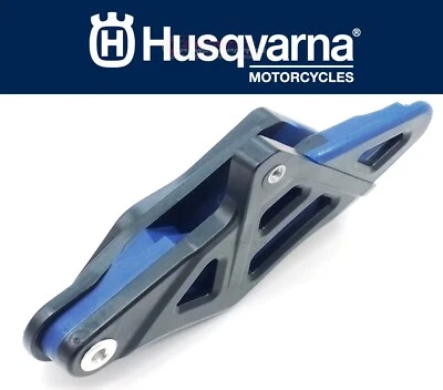 Guía de cadena trasera Husqvarna de fábrica deslizante azul TC/TE/FE 85-501 ver lista #N271 Foto 1 de 4