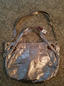 Big Silver Elliot Lucca Shoulder Bag New with tags♡♡ - Picture 1 of 8