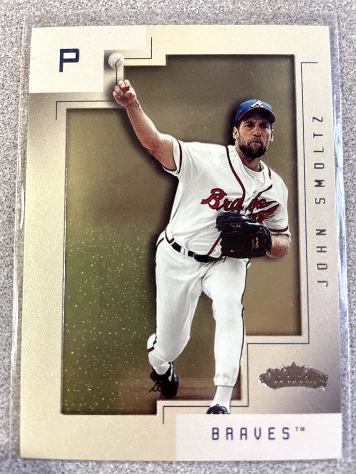 2001 Fleer Showcase John Smoltz Legacy Collection Parallel Card #43 /50 Braves - Image 1 of 2