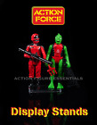Vintage Action Force Figurka Szerokie stojaki wystawowe x10 Palitoy Red Shadows SAS