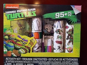 Nickelodeon Teenage Mutant Ninja Turtles Activity Kit Temporary Tattoos - Picture 1 of 1