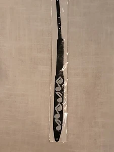STEVIE RAY VAUGHAN SRV MINIATURE GUITAR STRAP FOR AXE HEAVEN GUITARS-BLACK - Picture 1 of 1