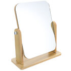  Home Mirror Square Makeup Antique for Desk Travel Girl Rotating