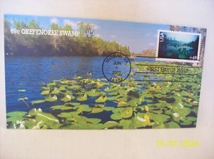 BCGs Ersttagsbrief für den Okeefenokee Swamp 2007 - Bild 1 von 1