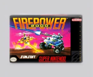FIREPOWER 2000 / SNES - IMÁN NEVERA 2"x3" (retro super nintendo - Imagen 1 de 3