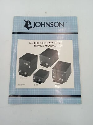 E.F. Johnson DL 3410 UHF Data Link Service Manual - Image 1 of 4