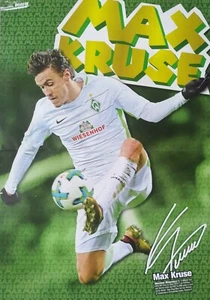 MAX KRUSE - A3 Poster 42x28cm - mit Autogramm SV Werder Bremen Star Plakat BRAVO - Bild 1 von 1