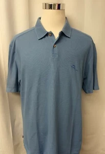 Tommy Bahama Men's S/S Blue Polo Shirt Size XL Extra Large - Picture 1 of 4