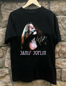 New Popular Janis Joplin Singer Gift For Fan Black All Size Unisex T-Shirt TMB70 - Picture 1 of 3