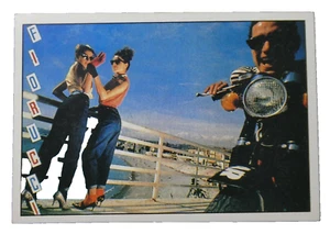 FIORUCCI AUFKLEBER PANINI 1984 - SERIE Fiorucci Story No.12 Motorrad - Bild 1 von 2