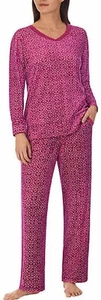 Nautica Women's 2-Piece Cozy Fleece Pajama Sleepwear Set - Picture 1 of 22