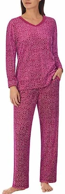 Nautica Women's 2-Piece Cozy Fleece Pajama Sleepwear Set - Image 1 of 4