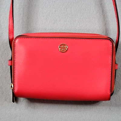 Tory Burch 单肩包 斜挎包 皮革 红色 (ish) 10005657 03-17 日本 二手状况完好 — 第 1/4 张图片