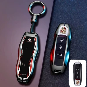 Car Key Fob Cover Case Shell for Porsche Cayenne Macan 911 Panamera 718 Boxster - Picture 1 of 3
