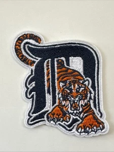 Detroit Tigers vintage iron logo patch 3” X 2.5” MLB - Picture 1 of 2