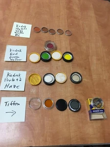13pc KODAK Series 5  FILTER Drop-in & Tiffen Red Green Yellow Skylight Haze s3 - Picture 1 of 6