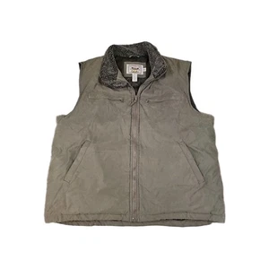 Cabelas Outfitter Series Goose Down Vest RN 56835 Sherpa Brown Mens 2XL Tall - Picture 1 of 11