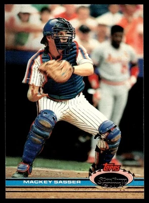 1991 Stadium Club Mackey Sasser New York Mets #172 - Image 1 of 2