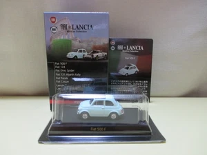 Kyosho 1/64 Fiat Lancia Minicar Collection Fiat 500 F hellblau - Bild 1 von 9