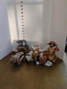 Vintage TY Beanie babies Lot Of 6 Most With Tags - Picture 1 of 22