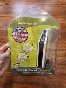 IOGEAR GUH420 7-Port USB 2.0 / Firewire Hub - Picture 1 of 7