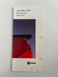 SAAB 900 9000 Audio Towing Styling Security Safety Accessories Price List 1995 - Picture 1 of 1