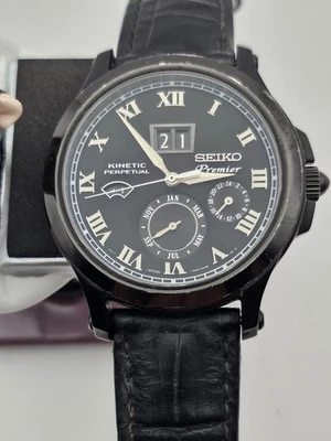 Seiko Premier специальный выпуск кинетический вечный календарь новый аккумулятор - Изображение 1 из 4