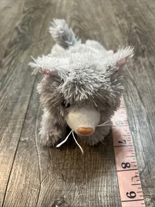 Juguete de peluche Prextex gris gato gatito gatito mini suave peluche 7 pulgadas - Imagen 1 de 4