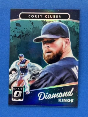 2017 Donruss Optic Aqua #8 Corey Kluber Cleveland Indians #/299 - Image 1 of 2
