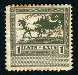 Lettland 1 Lats Umsatzmarke Zimogmarka - Bild 1 von 2
