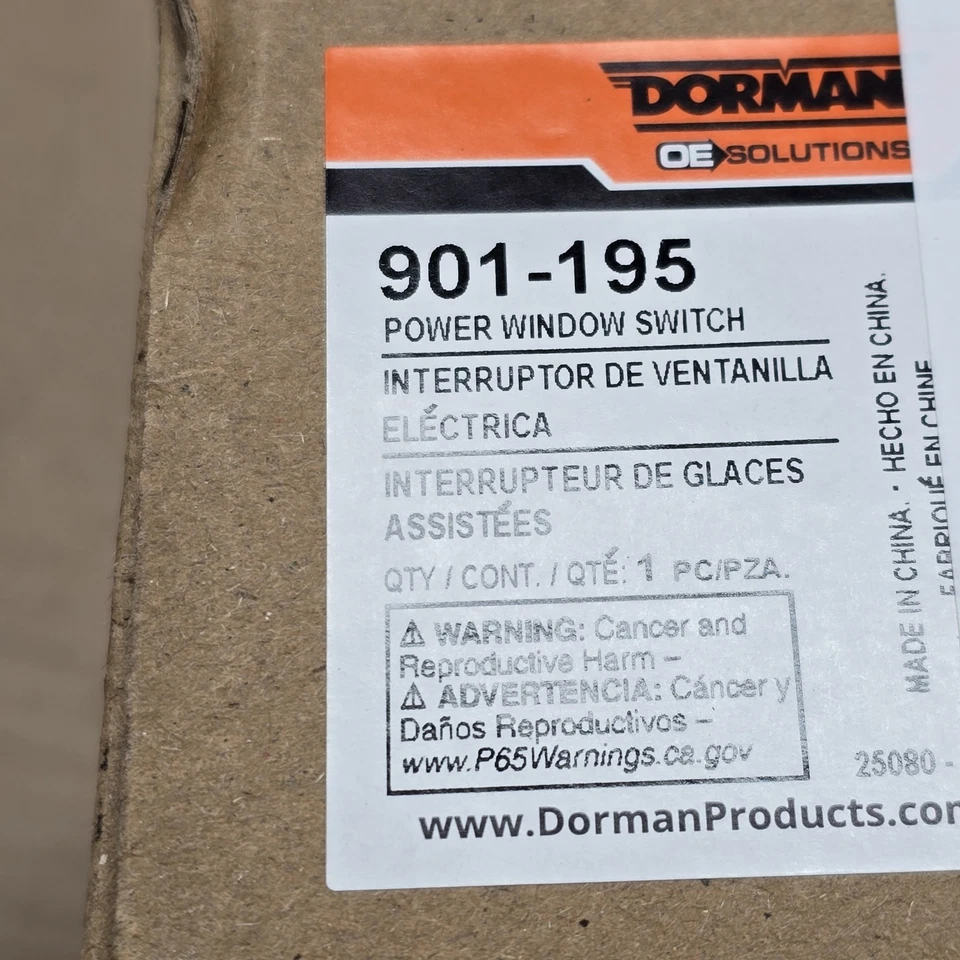 Door Window Switch Dorman 901-195 fits 08-12 Chevrolet Malibu Foto 1 de 4