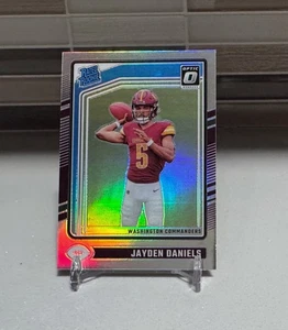 2024 Panini Donruss Optic - Rated Rookie Jayden Daniels Holo Prizm Commanders - Picture 1 of 2