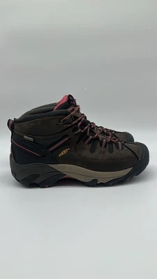 Botas de cuero Keen Targhee II Mid impermeables para senderismo/trabajo para mujer talla 9,5 M rosa Foto 1 de 4