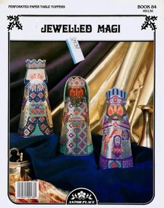 Astor Place Christmas Cross Stitch JEWELLED MAGI Kit Table Topper Three Wise Men - Picture 1 of 4