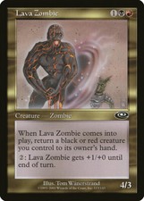 Magic MTG Tradingcard Planeshift 2001 Lava Zombie 113/143