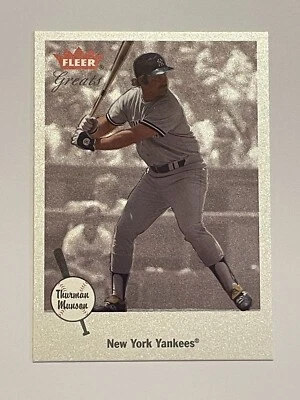 2002 Fleer Greats Baseball #32 - Thurman Munson - New York Yankees - Image 1 of 2