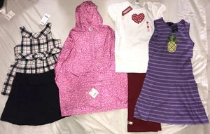 NWT VINTAGE GYMBOREE/LANDS END GIRLS SIZE 12 SPRING CLOTHES CLOTHING 6 PIECE LOT - Picture 1 of 5