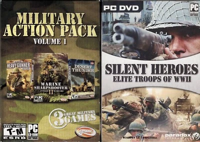 Silent Heroes Elite WWII and Military Action Pack Pc New XP 4 Full Version Games - Image 1 of 2