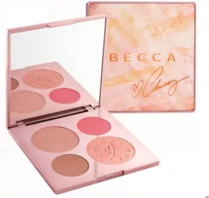 BECCA X CHRISSY TEIGEN Glow Face Palette Blush Bronzer Highlighter Ltd Ed NIB - Picture 1 of 20