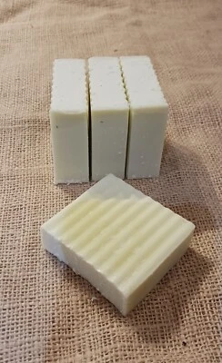 Tea Tree, Eucalyptus, and Peppermint Oils and Kaolin Clay Soap. Single Bar. - Image 1 of 2