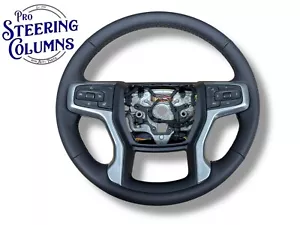 19-23 Silverado Steering Wheel Leather Black With Heat New OEM 84946341 - Picture 1 of 11