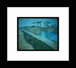 VINCENT VAN GOGH - Custom Framed 'LANGLOIS BRIDGE AT ARLES' Art Print - Picture 1 of 1